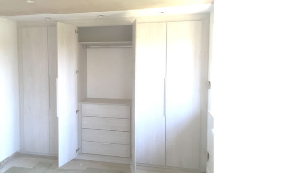 Hanging Space and Chest of Drawers