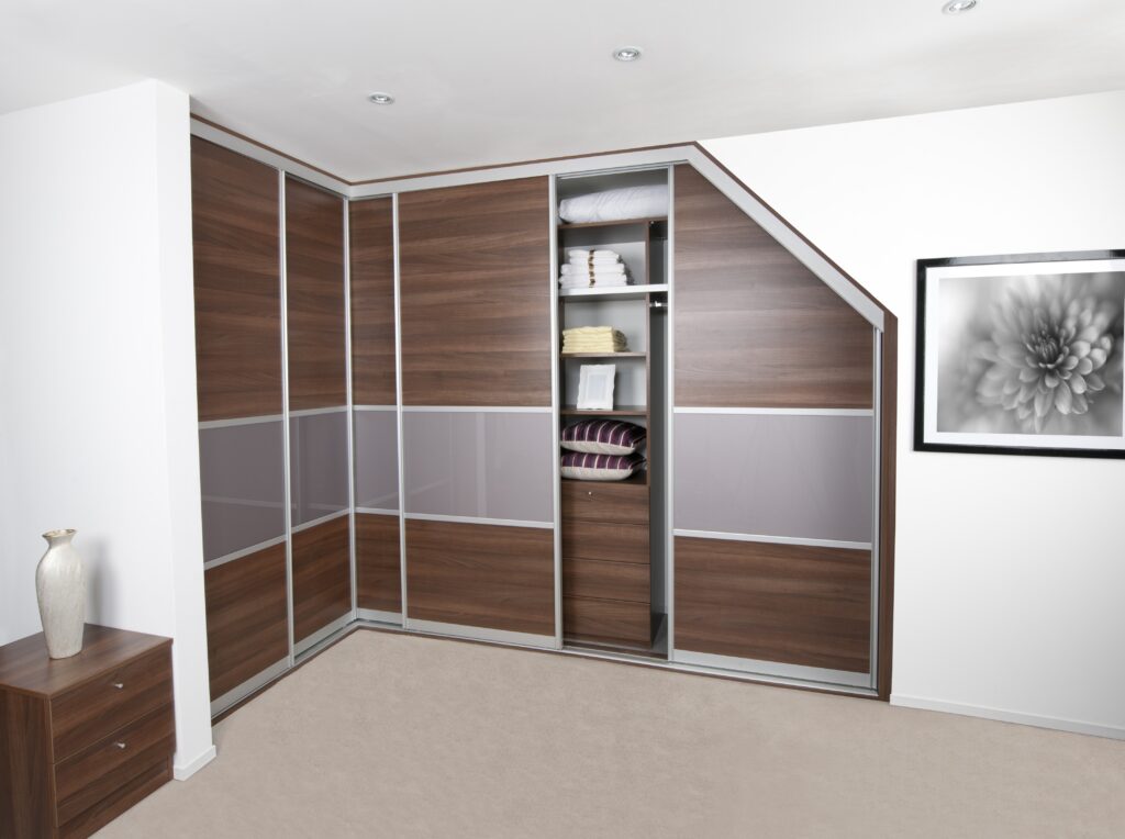 Angled Sliding Wardrobe Doors