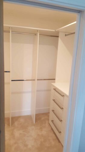 Bespoke walk in wardrobe