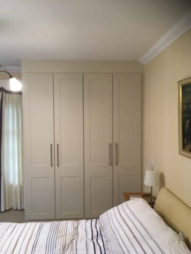 Two double wardrobes.